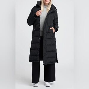 NWOT Universal Standard Everest Hooded Long Puffer Coat - Black - Size 6-8